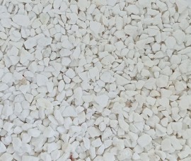 Piatra  decorativa alb Thasos spart 8-16 mm